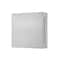 Z-Lite Quadrate 2 Light Outdoor Wall Sconce, Silver & Sand-blast glass 572B-SL-LED - alternate 3